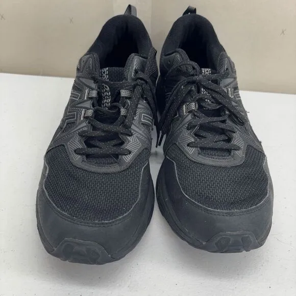 Asics Gel Venture 8 Men's Size 12 Trail Running Shoes 1011B396 Black &amp; Gray Camb