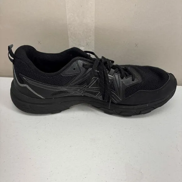 Asics Gel Venture 8 Men's Size 12 Trail Running Shoes 1011B396 Black &amp; Gray Camb