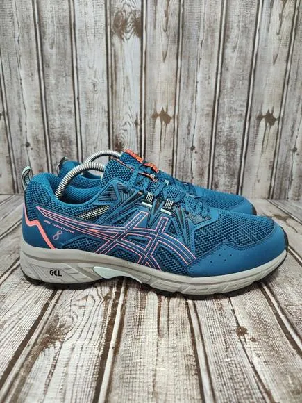 ASICS GEL-VENTURE 8 Women's Size 11 Deep Sea Teal/Blazing Coral Shoes 1012A708