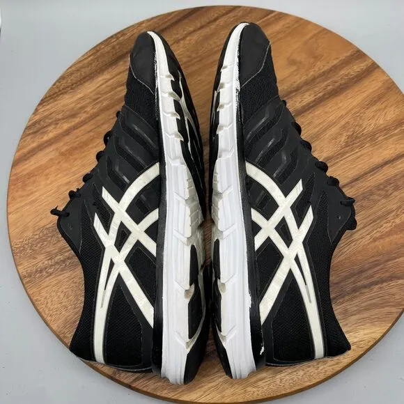 ASICS Gel-Zaraca 4 Shoes Mens Size 12 Black White Silver Athletic Running Trail
