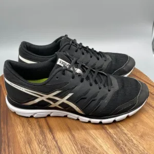 ASICS Gel-Zaraca 4 Shoes Mens Size 12 Black White Silver Athletic Running Trail
