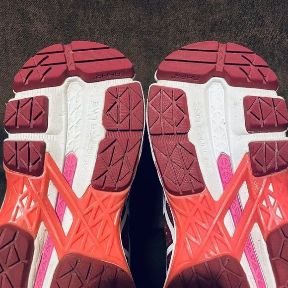 ASICS GEL Kayano 22 Womens Running Shoes Pink Rust Red Size 7 US 38 EUR Medium