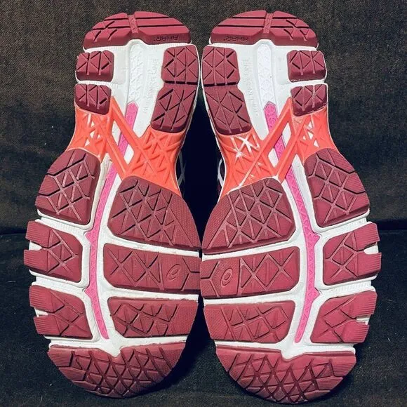 ASICS GEL Kayano 22 Womens Running Shoes Pink Rust Red Size 7 US 38 EUR Medium