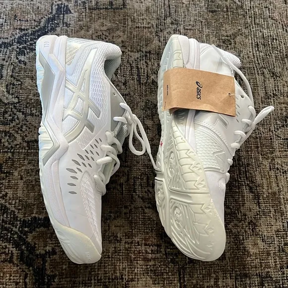 ASICS Mens Gel-Challenger 12 Tennis Shoes in White/Silver Size 7.5 NEW