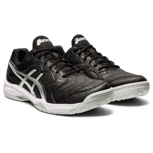 ASICS MEN'S GEL-DEDICATE 6 TENNIS SHOES, 8.5, BLACK/WHITE