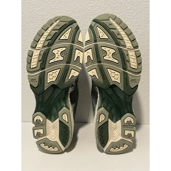 Asics Mens GEL-Kayano 14 Running Shoes Sz 13 Green Silver Dip Dye 1201A161-301