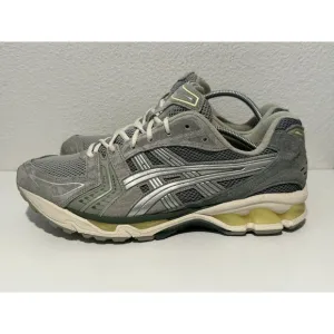 Asics Mens GEL-Kayano 14 Running Shoes Sz 13 Green Silver Dip Dye 1201A161-301