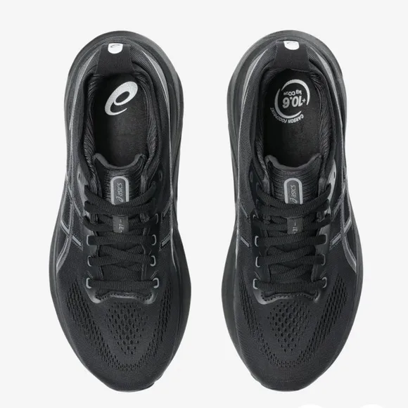 ASICS Mens Gel-Kayano 31 Triple Black Running shoes
