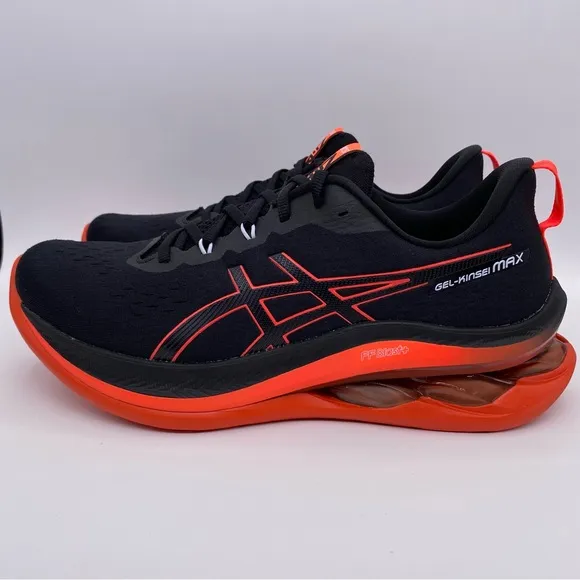 ASICS Men's Gel Kinsei Max 'Black Sunrise Red' Running Shoes   -  Size:  11.5