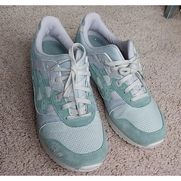 Asics Men's Gel Lyte 3 OG Glacier Grey Sage Green Size 10