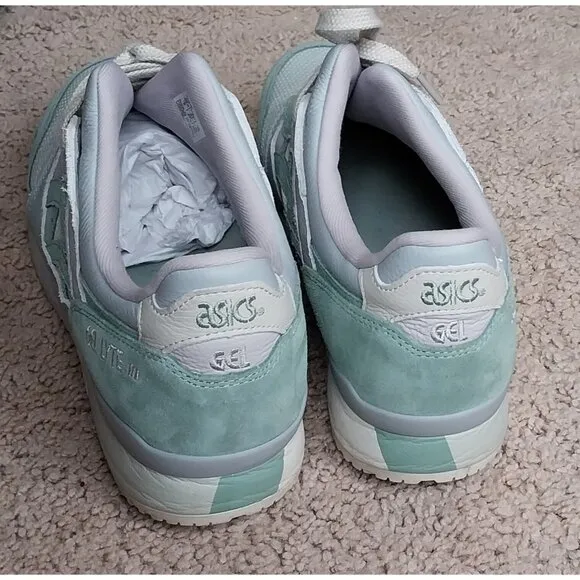 Asics Men's Gel Lyte 3 OG Glacier Grey Sage Green Size 10