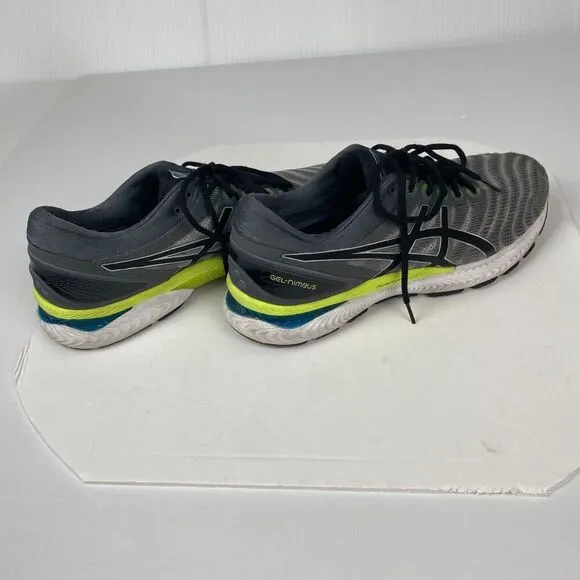ASICS Men's GEL-Nimbus 1011A680 Grey / Black Running Shoes Size 13 Lightweig