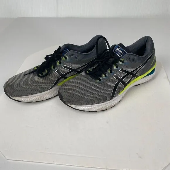 ASICS Men's GEL-Nimbus 1011A680 Grey / Black Running Shoes Size 13 Lightweig
