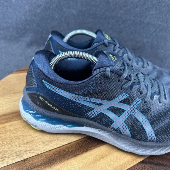 Asics Mens Gel-Nimbus 23 1011B005 Gray Running Shoes Sneakers Size 10 Extra Wide