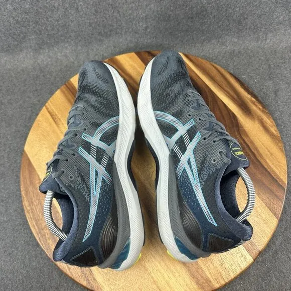 Asics Mens Gel-Nimbus 23 1011B005 Gray Running Shoes Sneakers Size 10 Extra Wide