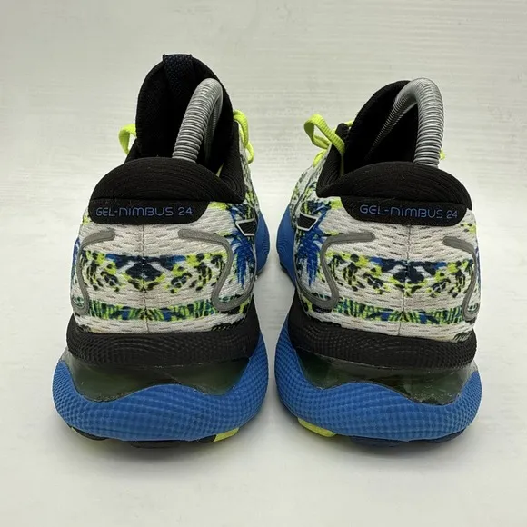 ASICS Men's GEL-Nimbus 24 'Coastal Caricatures' Running Shoes - Men's US SZ 8.5