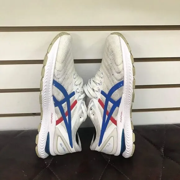 ASICS Mens Gel-Nimbus 22 Flyte Foam Tokyo Shoes Size 7.5 White Blue Red