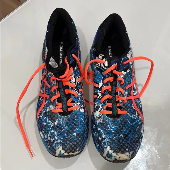 ASICS Men's Gel-Noosa Tri 11 Competition Running Shoes, Blue size 10.5 New