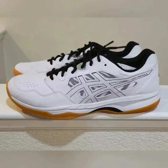 Asics Mens Gel Renma Shoes 11.5 NEW White/black Pickleball