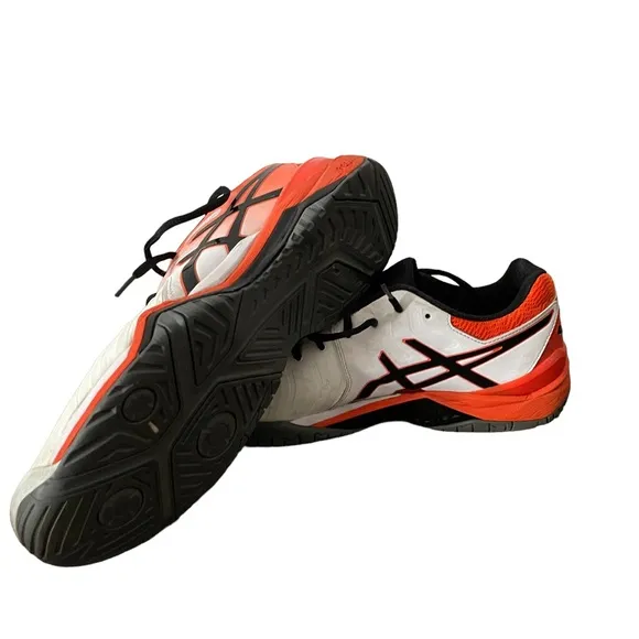 Asics Mens Gel Resolution 7 (E701Y) White Running Shoes Sneakers Size 11