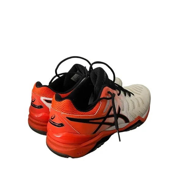 Asics Mens Gel Resolution 7 (E701Y) White Running Shoes Sneakers Size 11