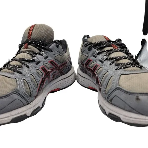 Asics Mens Gel Venture 7 1011A560 Gray Black Running Shoes Size 14