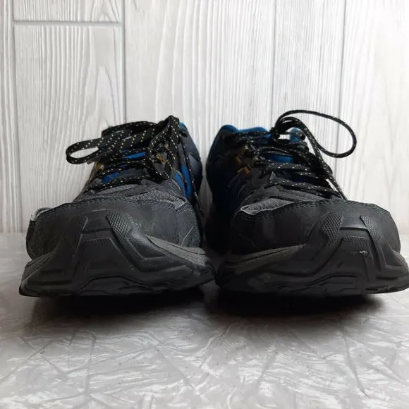 Asics Mens Gel Venture 7 1011A560 Gray Blue Running Shoes Lace Up Size 10