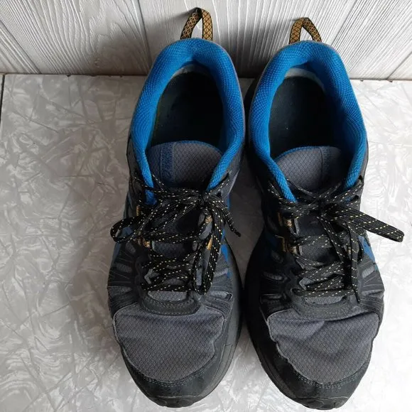 Asics Mens Gel Venture 7 1011A560 Gray Blue Running Shoes Lace Up Size 10