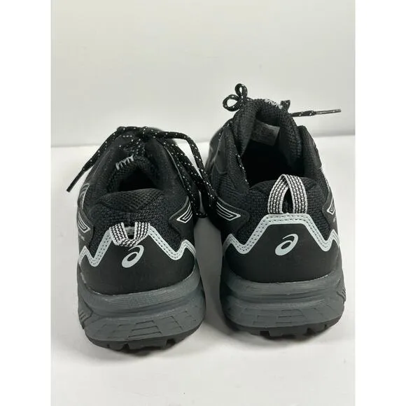 ASICS Men's Gel-Venture 8 Men's Black &amp; White Lace Up Trail Running Shoes Size 7