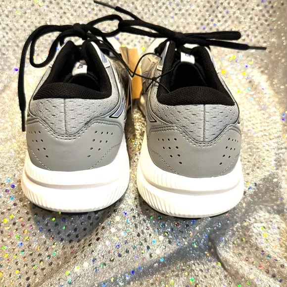 ASICS | Men's Gray &amp; Blue Ortholite Gel Contend 8 Running Shoes | 8 | NWT