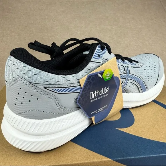 ASICS Men's Running Shoes Gel-Contend 8 Gray Ortholite Size 9