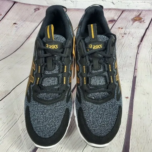 Asics Men's Size 10.5 Black Pure Gold Gel Quantum 90 Shoes Sneakers