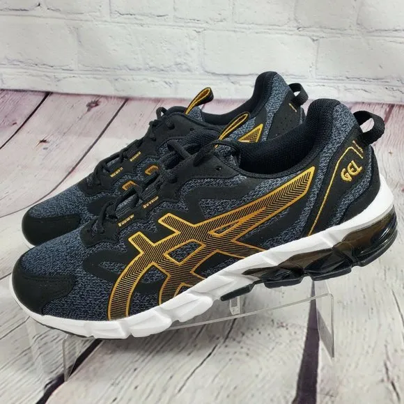 Asics Men's Size 10.5 Black Pure Gold Gel Quantum 90 Shoes Sneakers