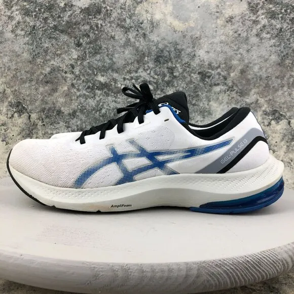 Asics Men's Size 12.5 Gel-Pulse 13 AmpliFoam White OrthoLite Running Shoes