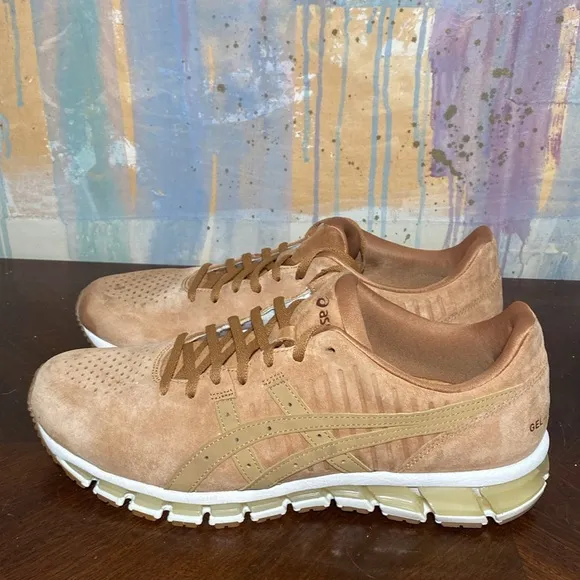 ASICS  Quantum Gel 360 4 LE  Caramel Brown Gum Running Lifestyle shoes Mens  12