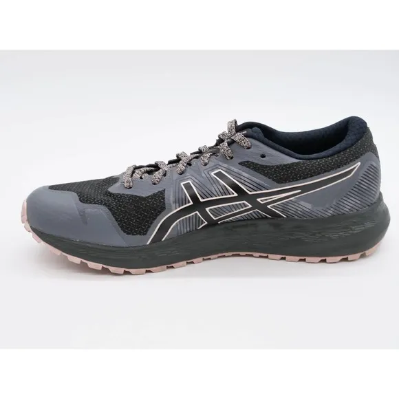 Asics Running Shoes Womens 9 Gel Scram 6 Black Gray Low Top Athletic Sneakers