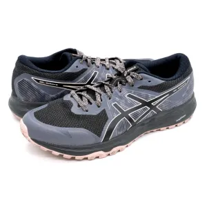 Asics Running Shoes Womens 9 Gel Scram 6 Black Gray Low Top Athletic Sneakers