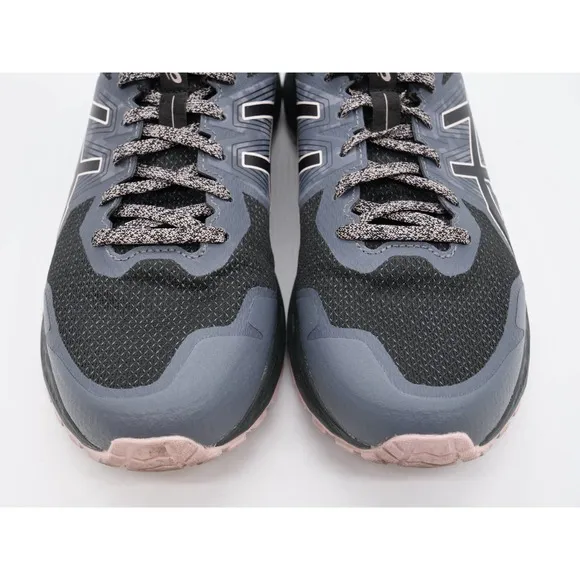 Asics Running Shoes Womens 9 Gel Scram 6 Black Gray Low Top Athletic Sneakers