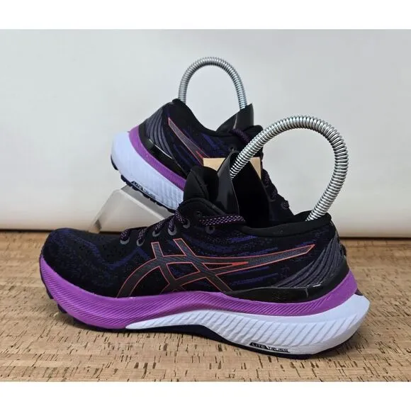 Asics Shoes Gel Kayano 29 Womens‎ 6 Running Athletic Black/Red Alert Sneakers