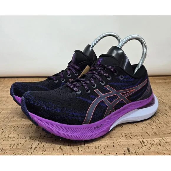 Asics Shoes Gel Kayano 29 Womens‎ 6 Running Athletic Black/Red Alert Sneakers