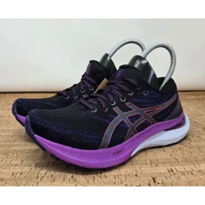 Asics Shoes Gel Kayano 29 Womens‎ 6 Running Athletic Black/Red Alert Sneakers