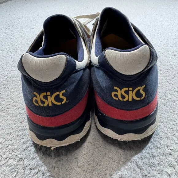 Asics Shoes Gel Lyte V Blue Men 11 Blue Sneakers Japanese Style Retro Athletic