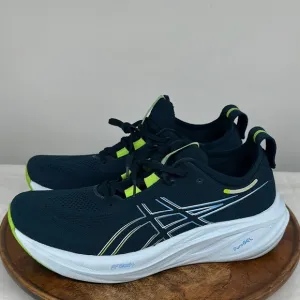 Asics Shoes Mens 11.5 Gel Nimbus 26 Blue Gray Green Running Sneakers
