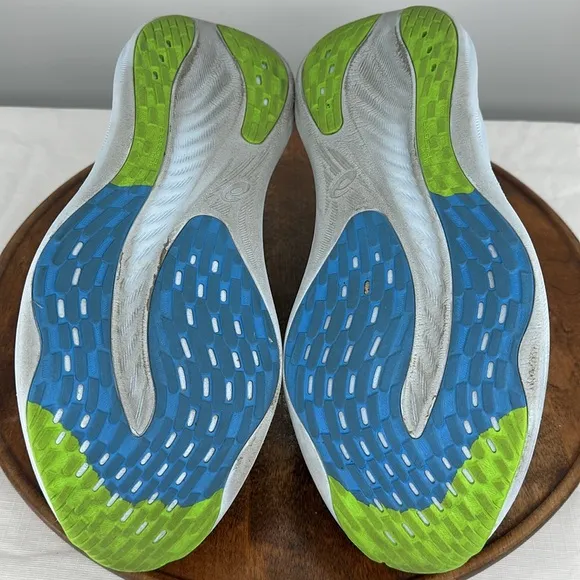Asics Shoes Mens 11.5 Gel Nimbus 26 Blue Gray Green Running Sneakers