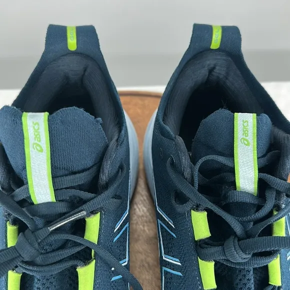 Asics Shoes Mens 11.5 Gel Nimbus 26 Blue Gray Green Running Sneakers