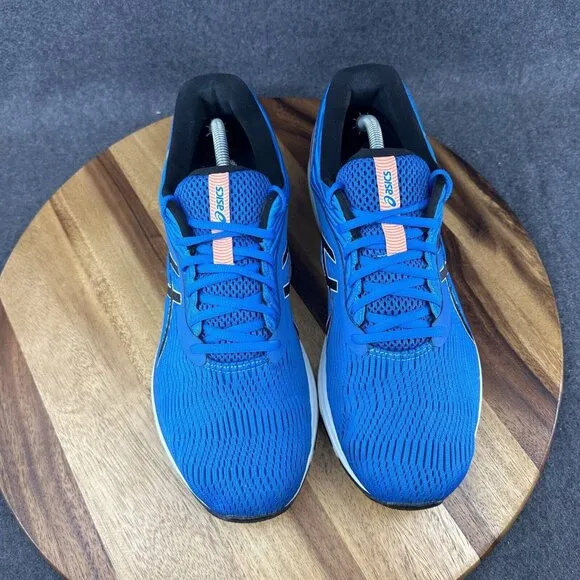 Asics Shoes Mens 11.5 Gel Pulse 11 Running Sneakers Blue Round Toe Logo 1011A550
