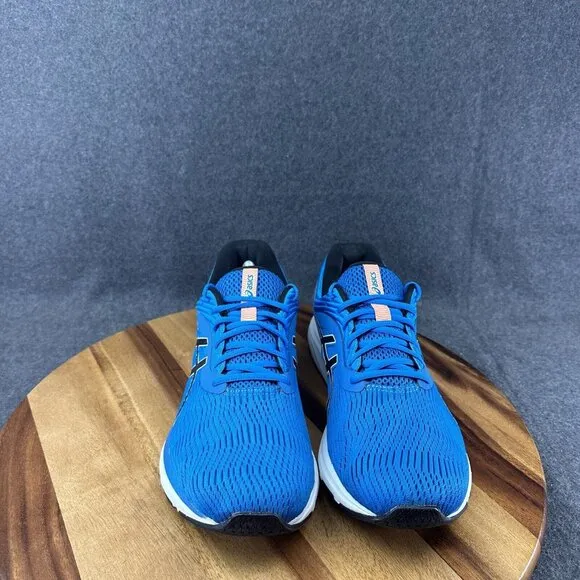 Asics Shoes Mens 11.5 Gel Pulse 11 Running Sneakers Blue Round Toe Logo 1011A550
