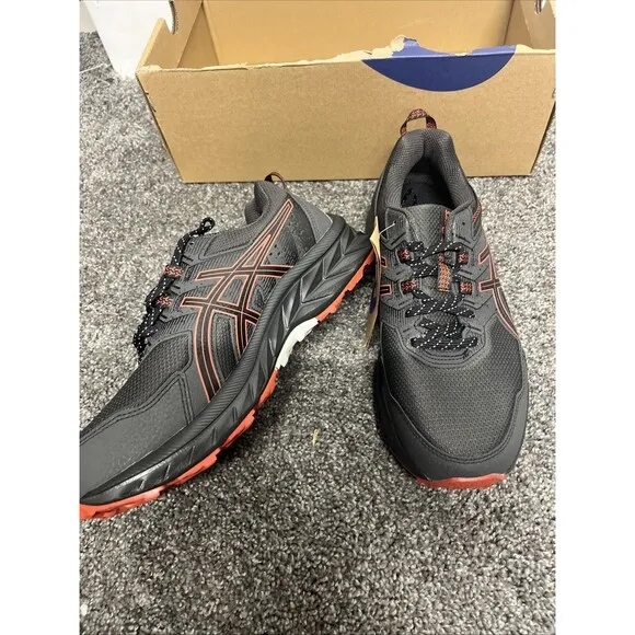 ASICS Shoes Men’s 8 Extra Wide 4E Gel-Venture 9 Graphite Grey Spice 1011B488-021