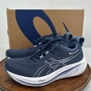 Asics Shoes Mens 9 Gel-Nimbus 26 Thunder Blue/Denim Blue Running Sneakers