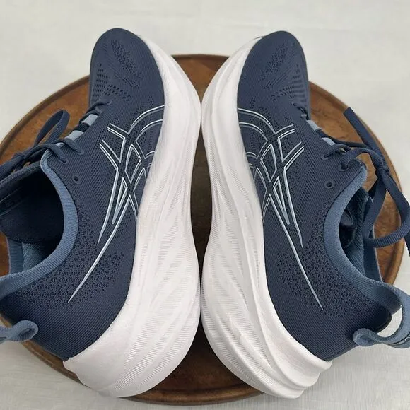 Asics Shoes Mens 9 Gel-Nimbus 26 Thunder Blue/Denim Blue Running Sneakers